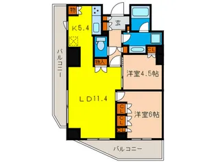 パークアクシス滝野川ラ ブリーズ【5階】の間取り