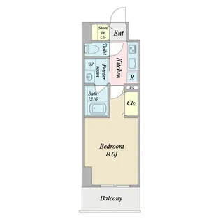 Central S 砂山町【2階】の間取り
