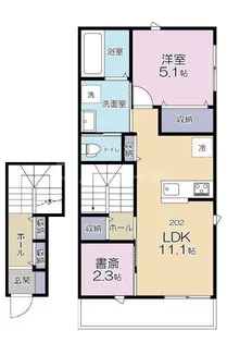 Maison de Poire【2階】の間取り