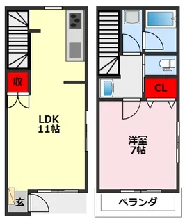 I’H de Roseの間取り