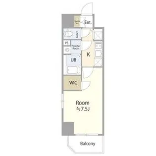 エスリード泉プライム【10階】の間取り