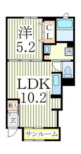 アモーレ ボスコ【1階】の間取り