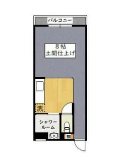 コーポモンパルノ【1階】の間取り