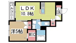 スクエア摩耶【3階】の間取り
