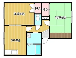 ハイマート野入【1階】の間取り