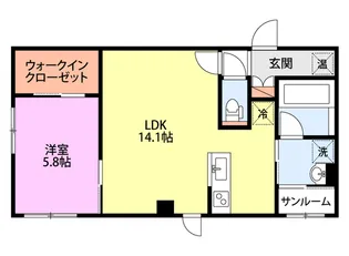 La Bella VitaII【2階】の間取り