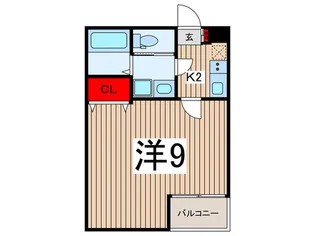 ベルクール【3階】の間取り