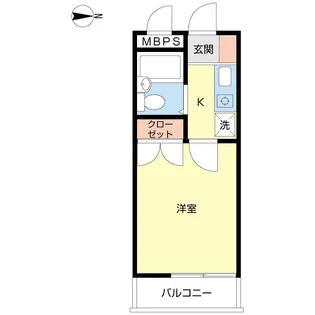 リバティー貝沢【2階】の間取り