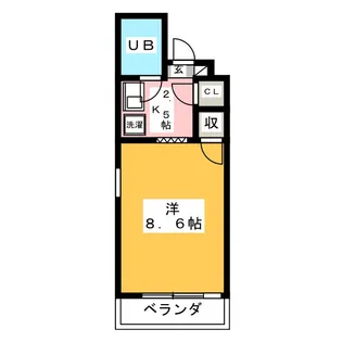 リエス岐阜元町【2階】の間取り