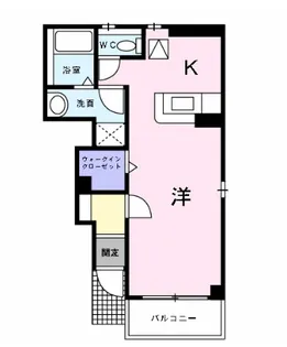 グレンツェントA【1階】の間取り