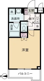 ルーブル武蔵中原伍番館【5階】の間取り