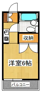 T’sハイツ【2階】の間取り