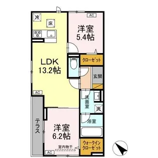 D-plaisir【1階】の間取り