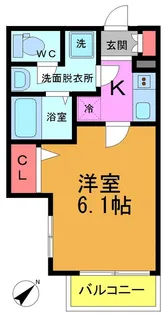 ベリエ津田沼【1階】の間取り