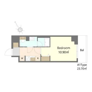 レジデンス船橋東中山【3階】の間取り
