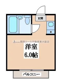 サニーマンション【1階】の間取り