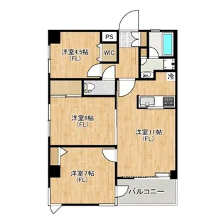 よもマンション【2階】の間取り