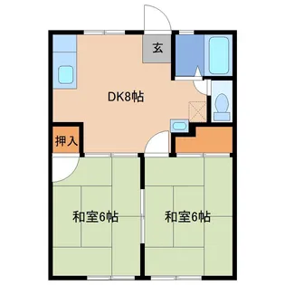 阿部ハイツ【1階】の間取り