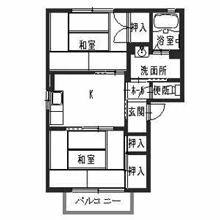 グランデール【1階】の間取り