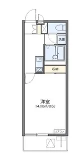 レオネクストドエル小竹向原【1階】の間取り