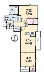 Il Sole(イルソーレ)【3階】の間取り