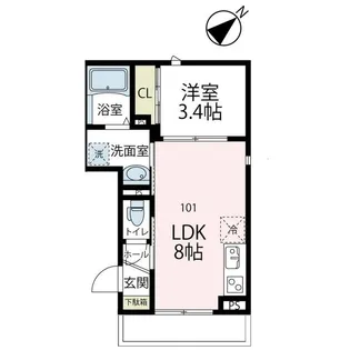 Pont brillant【1階】の間取り