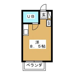 大須賀コーポラス【2階】の間取り