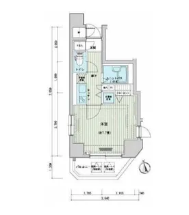 メインステージ大手町【7階】の間取り