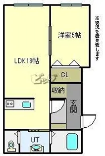 グランスクエア【2階】の間取り