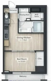 ル ジャルダン横濱関内【9階】の間取り