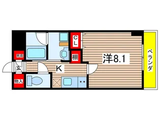 ビリーブ瑞穂ヒルズ【1階】の間取り