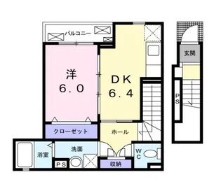 NOWヴィレッジ笹塚【2階】の間取り