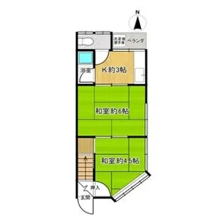 第5寿コーポ【2階】の間取り