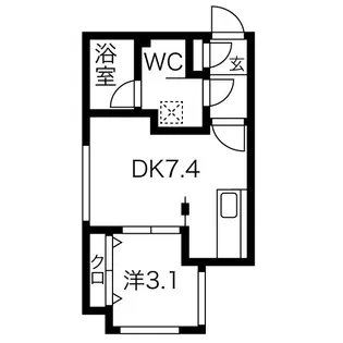 Cent Rise(セントライズ)【3階】の間取り