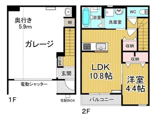 クレリアの間取り