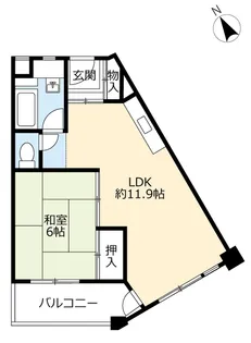 UR新豊里【3階】の間取り