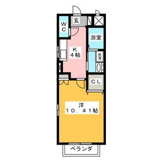 ウイングコート【3階】の間取り