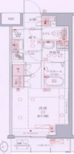 クレヴィスタ亀戸II【7階】の間取り