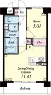 サンクレスト【3階】の間取り