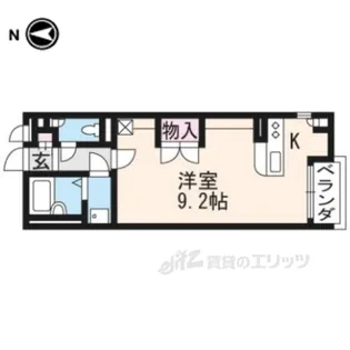 レオネクスト玄琢【1階】の間取り