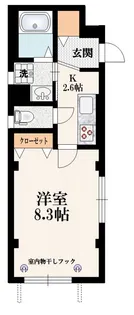 HEBEL MAISON 四谷 B【1階】の間取り