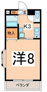 ワイズガーデン【2階】の間取り