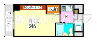 津田沼ダイカンプラザシティ【4階】の間取り