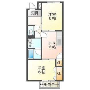 Surplus Twoピラカンサ【2階】の間取り