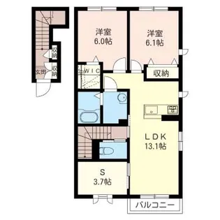 Felice(フェリーチェ)【2階】の間取り