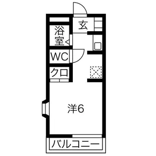 メゾンブリューネ【1階】の間取り