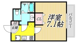 ヴェルステック塚口本町【2階】の間取り