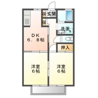 コンフォール【2階】の間取り