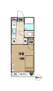アネックス下小塙【1階】の間取り