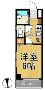 EMPRESS【4階】の間取り